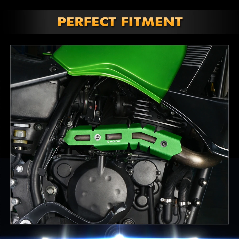 Защитный экран глушителя для Kawasaki KLR650 KLR 650 2008-2018 2009 2010 2011 2012 | Автомобили и
