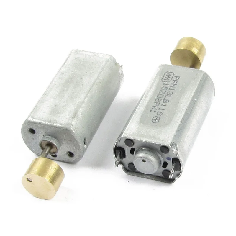 Практичный Бутик 2 шт DC 12V 16000RPM 2-контактный Серебряный электромотор тока |