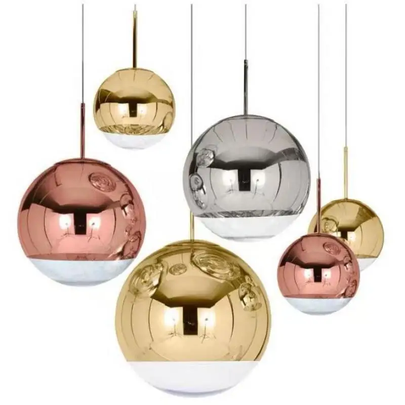 Креативная простая Подвесная лампа E27 современный стеклянный светильник в форме