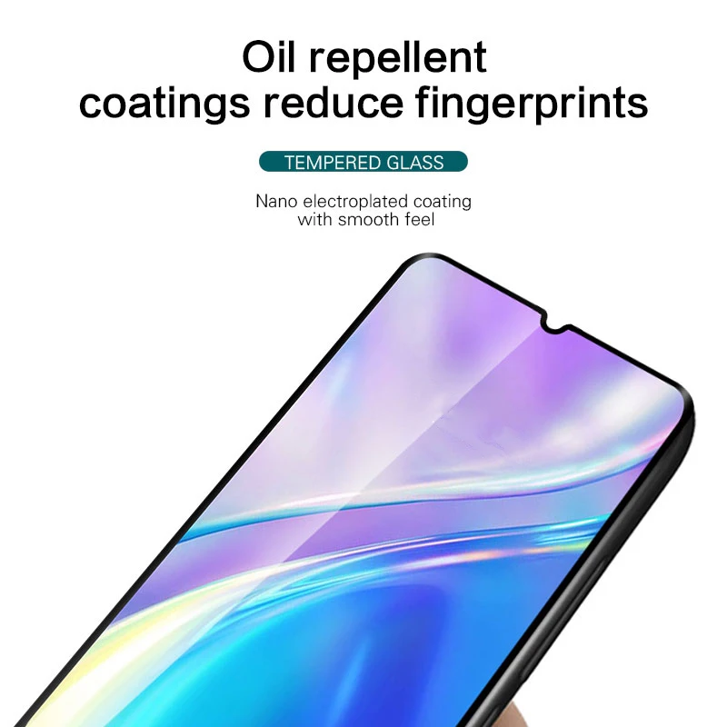 2pcs tempered glass realme xt 730g screen protector realme x2 full glue cover glass for oppo realme xt 730g 3d curved edge film free global shipping