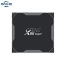 X96 MAX Plus 4GB 64GB Android 9,0 Смарт ТВ Box Amlogic S905X3 4 ядра двухъядерный процессор Wi-Fi BT H.265 8K 24fps Поддержка Youtube X96Max плюс