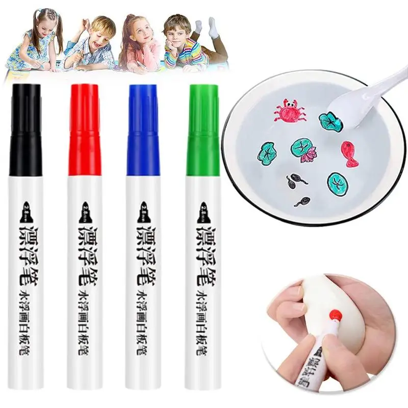 

12pcs/set Magical Water Painting Pen for Children School Classroom Whiteboard Marker Student Children'S Drawing Pen