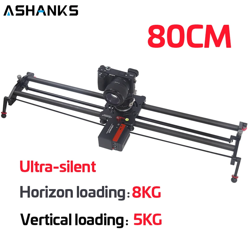 80CM Bluetooth Motor S2 камера Долли рельсовый рельс слайдер углеродный фоллоу фокус для профессиональной фотографии студия DV DSLR интервью Vlog Youtube видео - Цвет: 80CM Bluetooth Motor