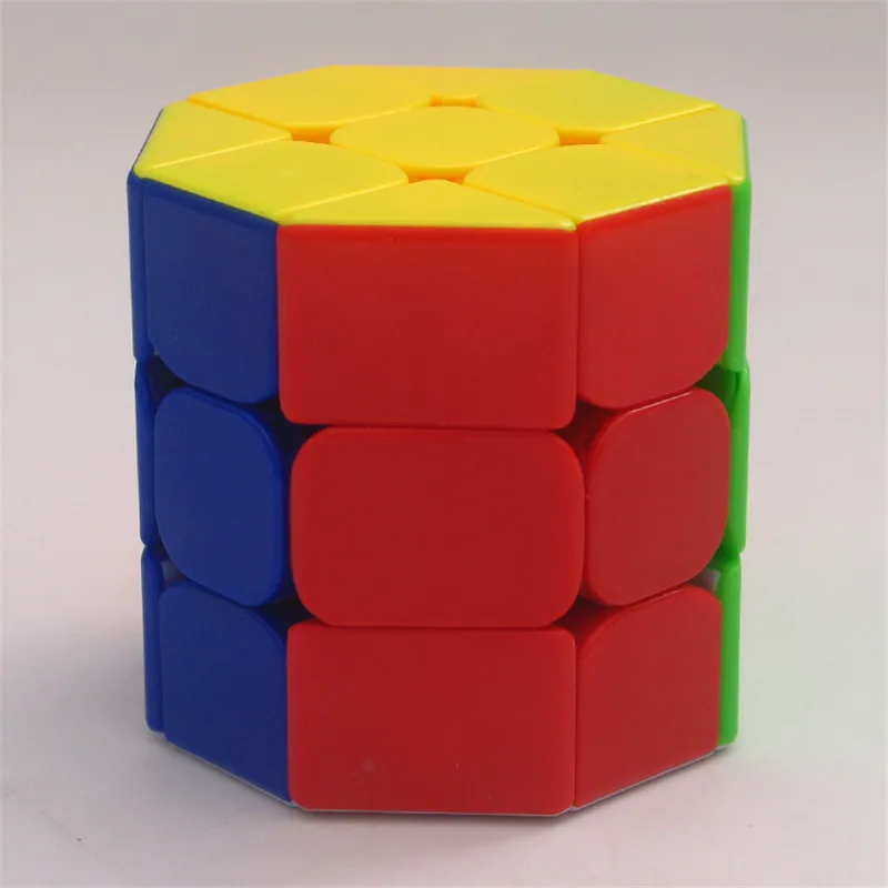 Восьмиугольная цилиндрическая магический куб специальная форма цветная яркая