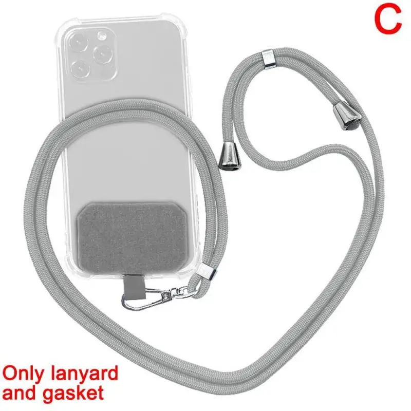 Universal Crossbody Patch Phone Lanyards Mobile Strap Lanyard Nylon Soft Rope Cell Hanging Cord Accessories | Мобильные телефоны и