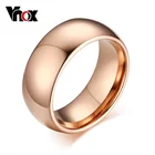 Vnox Одежда высшего качества вольфрама обручальные кольца обручальное кольцо мужчин Jewelry 8.0 мм Анель