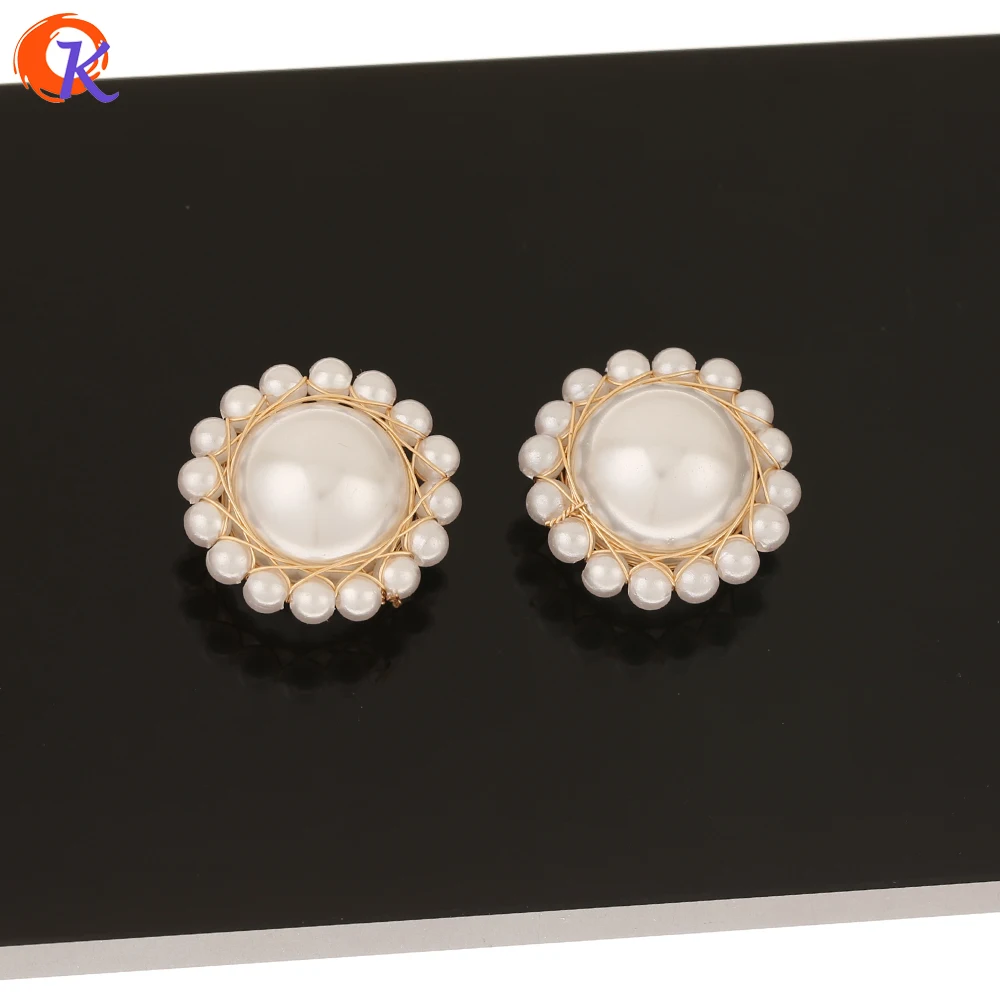 

Cordial Design 50Pcs Jewelry Accessories/Bead Charms/Imitation Pearl/DIY Earrings Making/Hand Made/Jewelry Findings Component