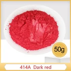 Темно-красный жемчужный порошок, акриловая краска 50 г # 414A, красный для рукоделия, автомобильной краски, мыла, теней для век