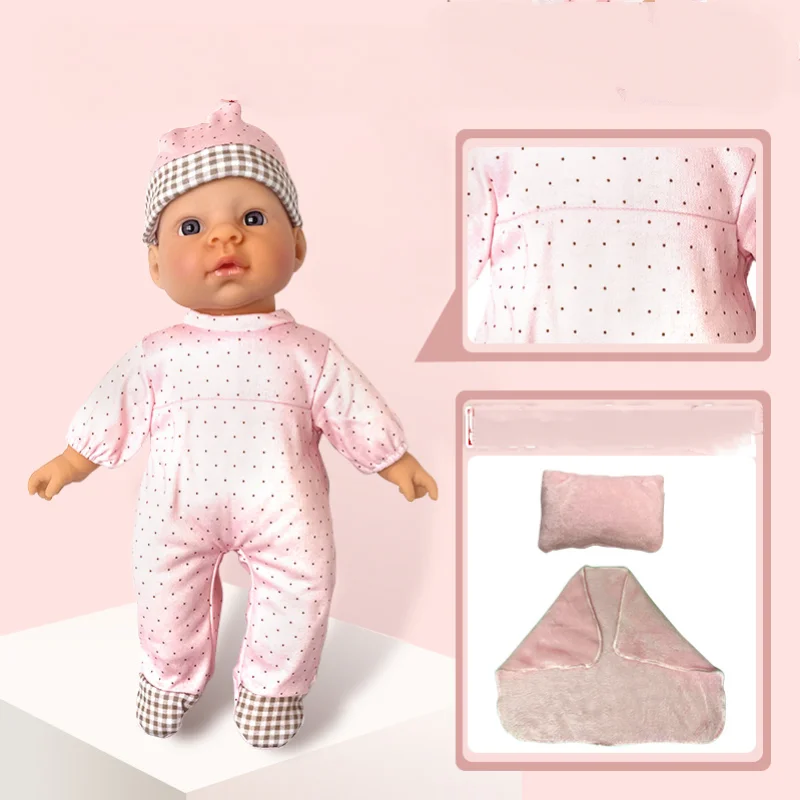 38 см Reborn Baby Doll 16 дюймов виниловая лицевая сторона мягкая PP Хлопок Body Company как