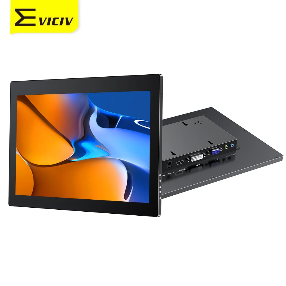 

EVICIV 12.3'' Touch Monitor 1920*1280 3:2 Portable Screen IPS HD/VGA/DVI VESA For Industrial Equipment Laptop Mobile Phone Rs Pi