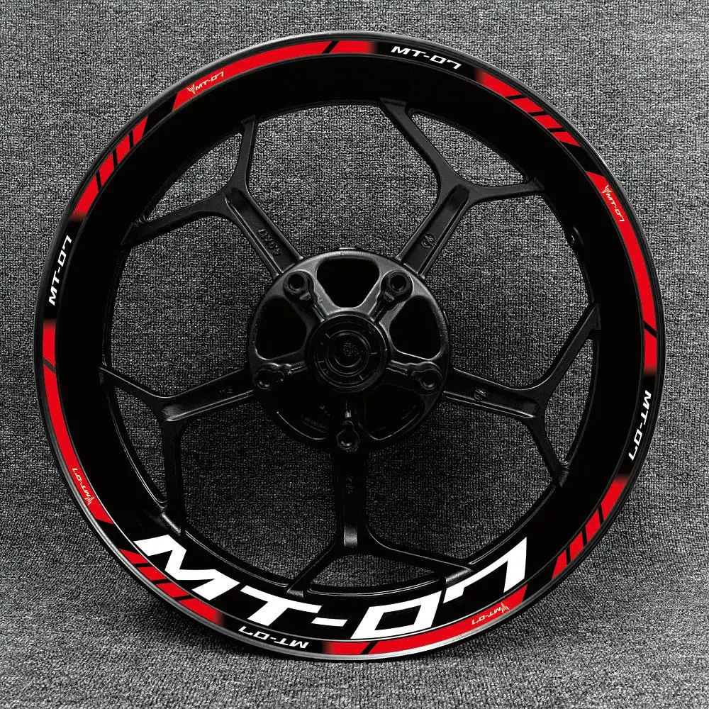 Водонепроницаемая Светоотражающая наклейка на обод для мотоцикла Yamaha MT-07