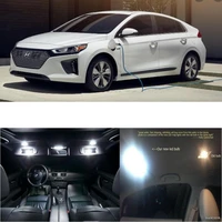 led interior lights for hyundai ioniq plug in hybrid 2019 2018 13pc led lights for cars lighting kit automotive bulbs canbus