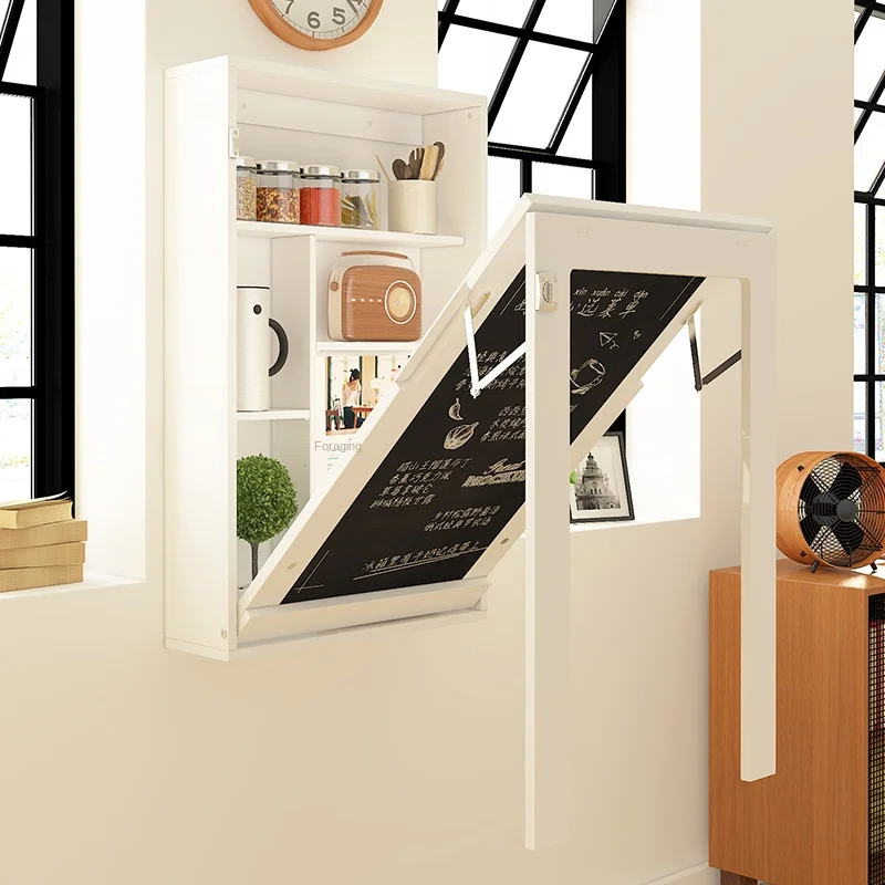 

wall mounted mini table foldable dinner table hanging wall kitchen narrow table multifunctional table board