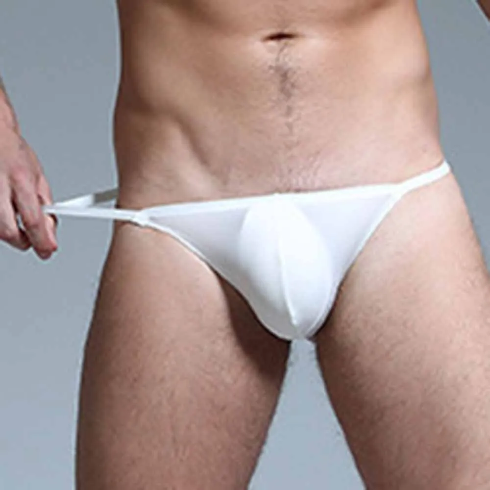

Men's Sexy G-string Jockstrap Underwear Underpants Drawing Bikini String Thong Comfortable And Quick-drying Solid Color