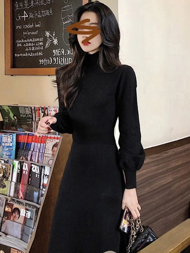 

Свитер женский осенний трикотажный, теплый, однотонный