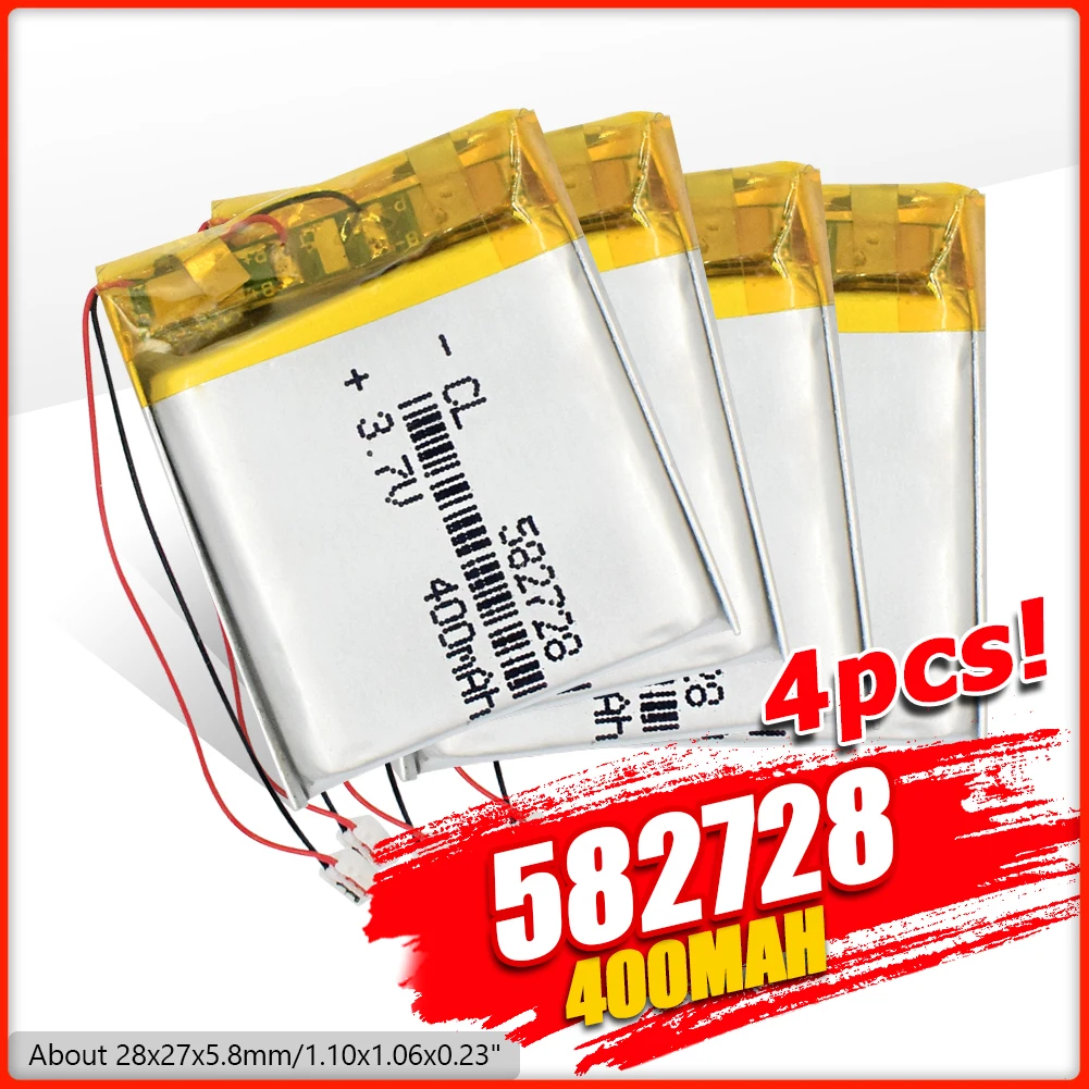 Postuman 2/4 шт. перезаряжаемый литий полимерный аккумулятор 3 7 в Li Po Ion Lipo планшетный