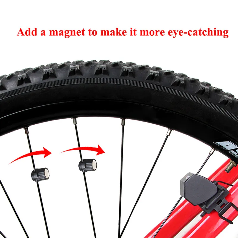 Bicycle Lights Water resistant Magnetic Power Generate Taillight Warning Lamp | Спорт и развлечения