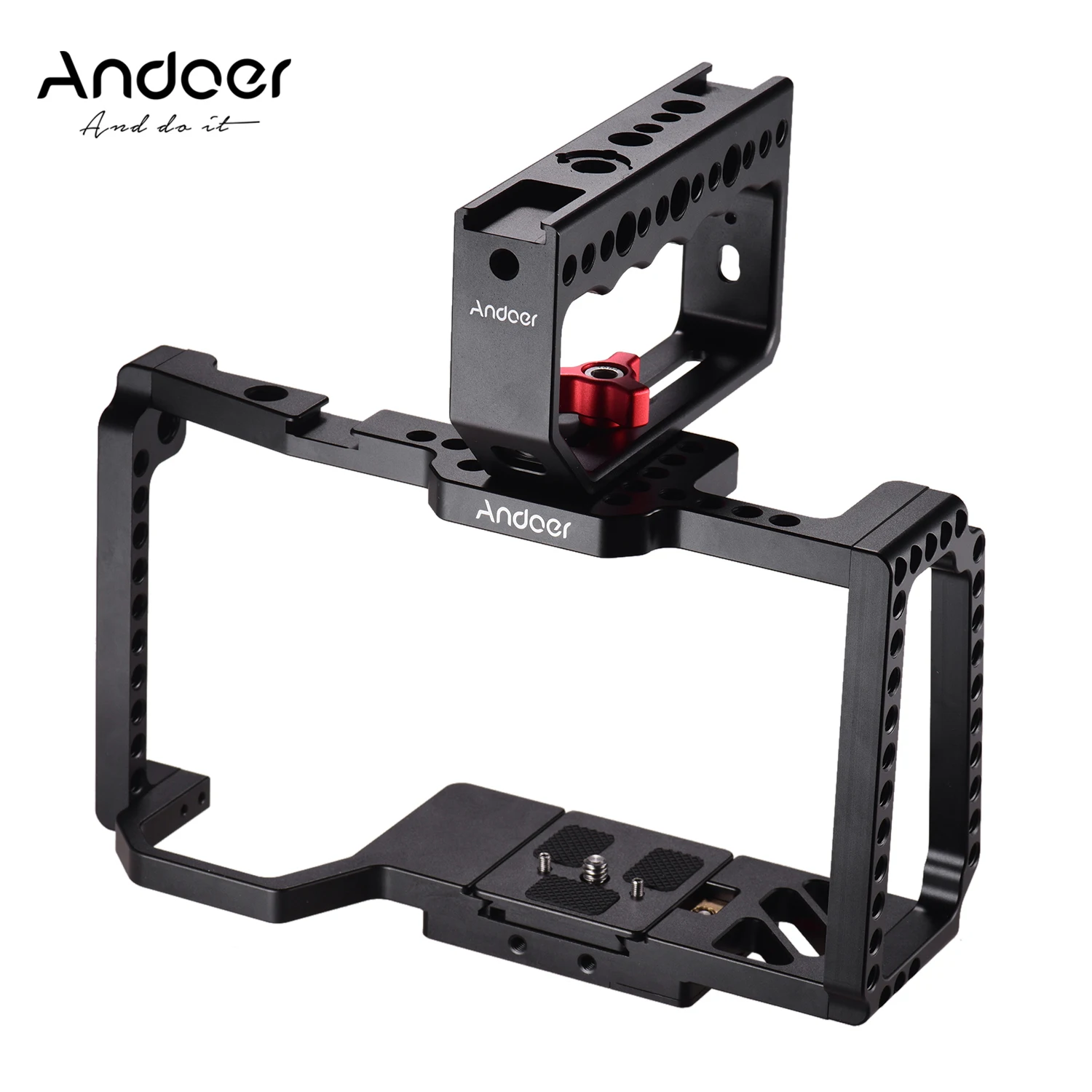 Камера Andoer Cage с верхней ручкой рукояткой для изготовления видеопленки крепление