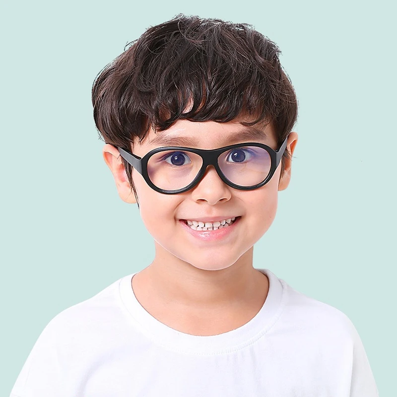 2020 Round Anti-blue Light Kids Glasses Children Boy Girl Blocking Filter Reduces Digital Eye Strain Computer Eyeglasse UV400 | Аксессуары