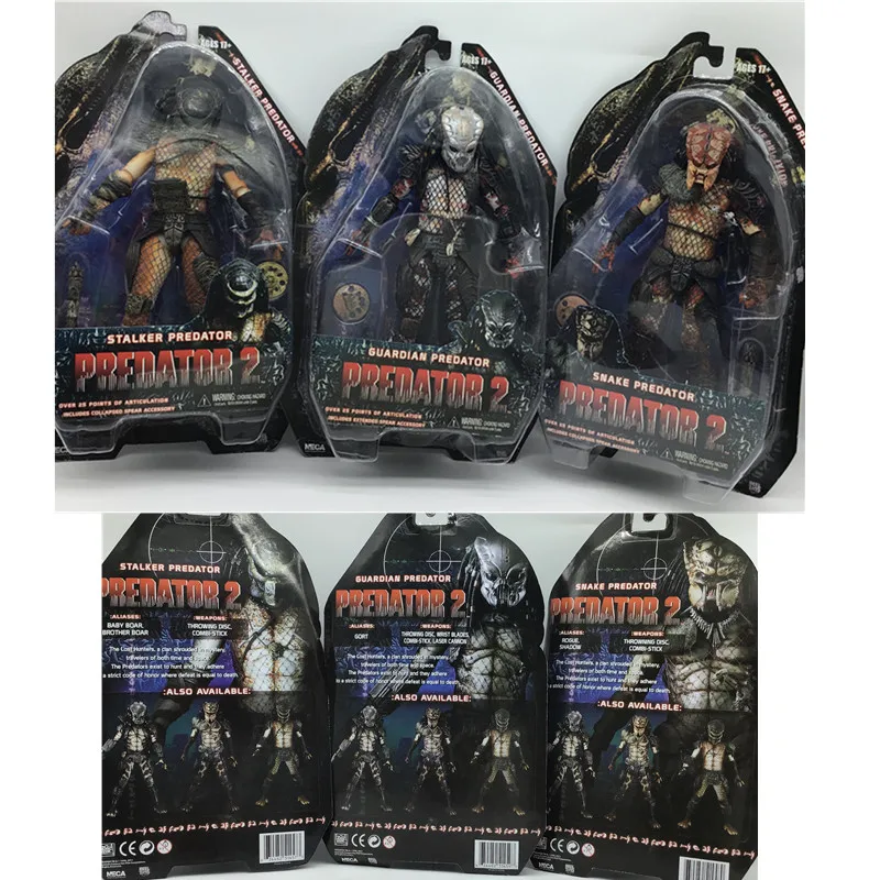В наличии 18 см Фигурки хищника 2 сталкера охранника змеи рухнувшее копье