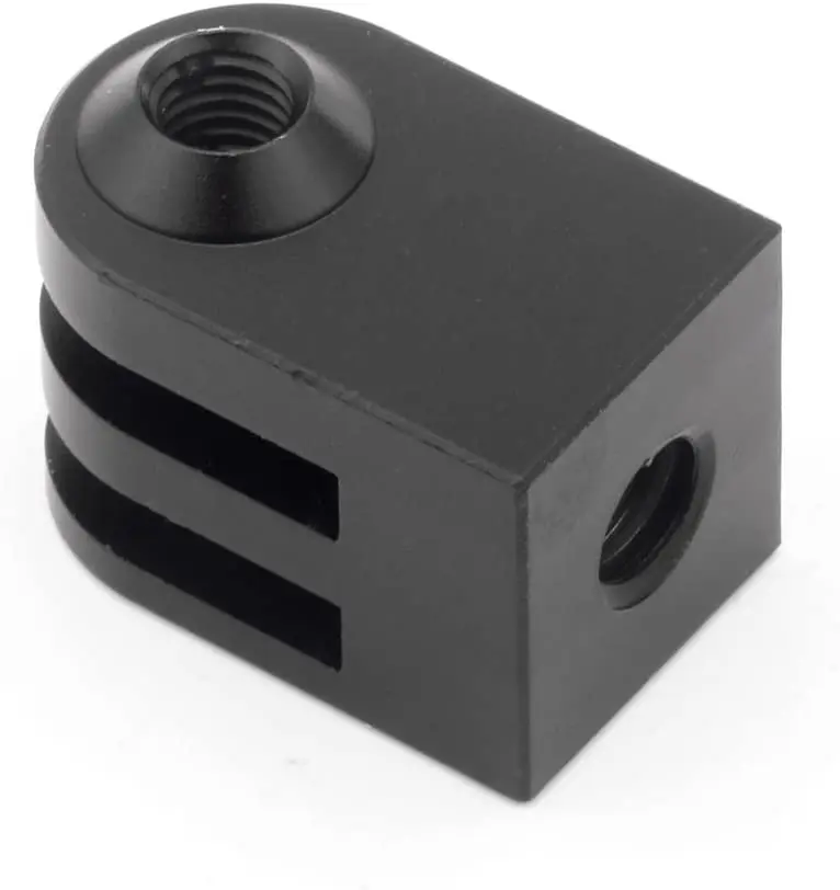 

CNC Aluminum Alloy Mini Tripod Mount Outdoor Sports Camera Base Adapter Compatible for GoPro or All 1/4" Screw Monopod