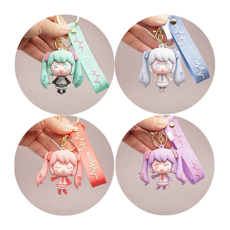 

Little Girl Doll Model Cartoon Doll Pendant Keychain Action Figure Animation Peripherals Unisex Finished Goods Toy