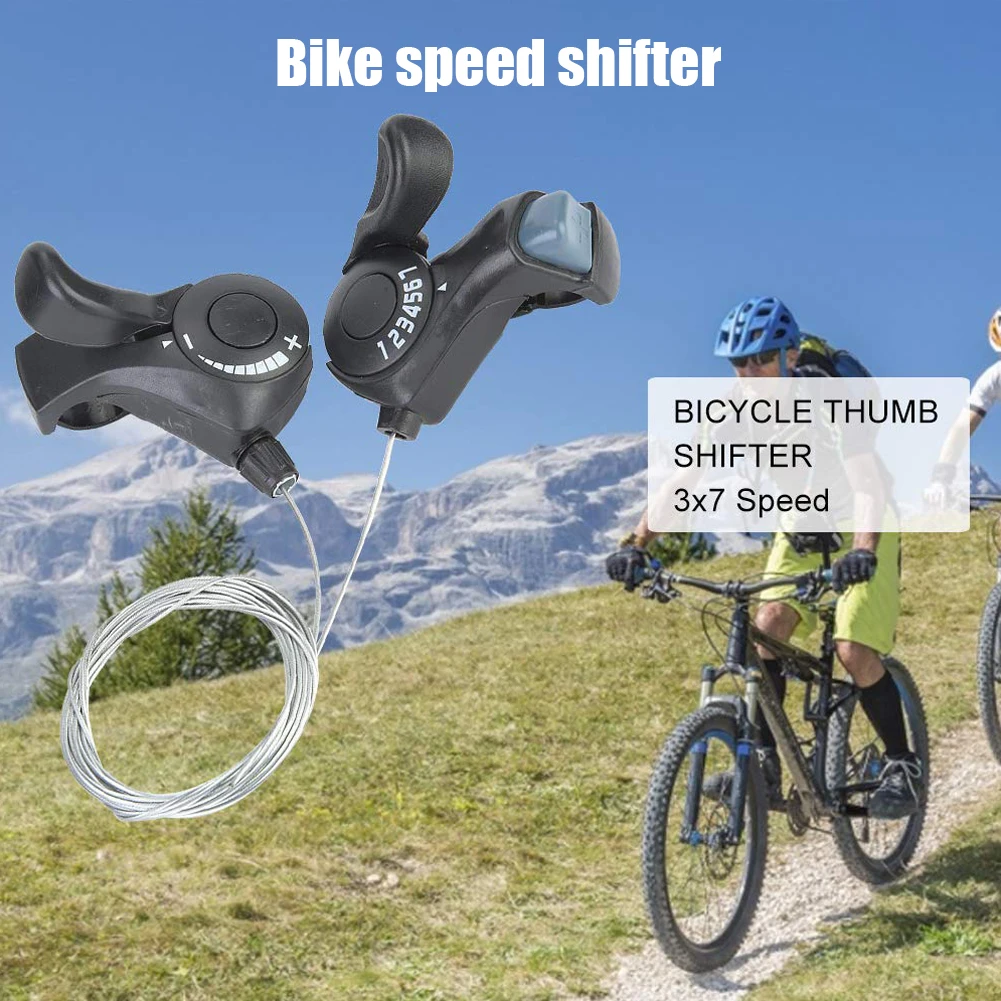 

1Pair 3x7 Speed Bicycle Shifter Brake Conjoined Derailleurs Mountain Road Bike Cycling Disc Handle Shifter Levers For MTB