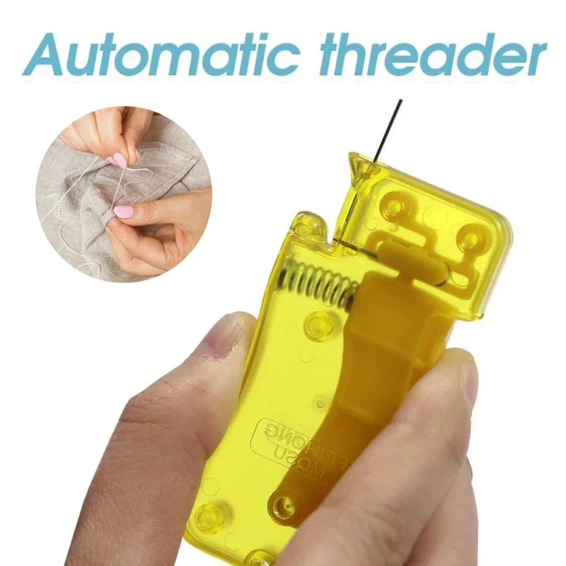 

Automatic Needle Threading Sewing Needle Device Hand Machine DIY Tool Sewing Tool Needles Parts Elderly Household Accessories
