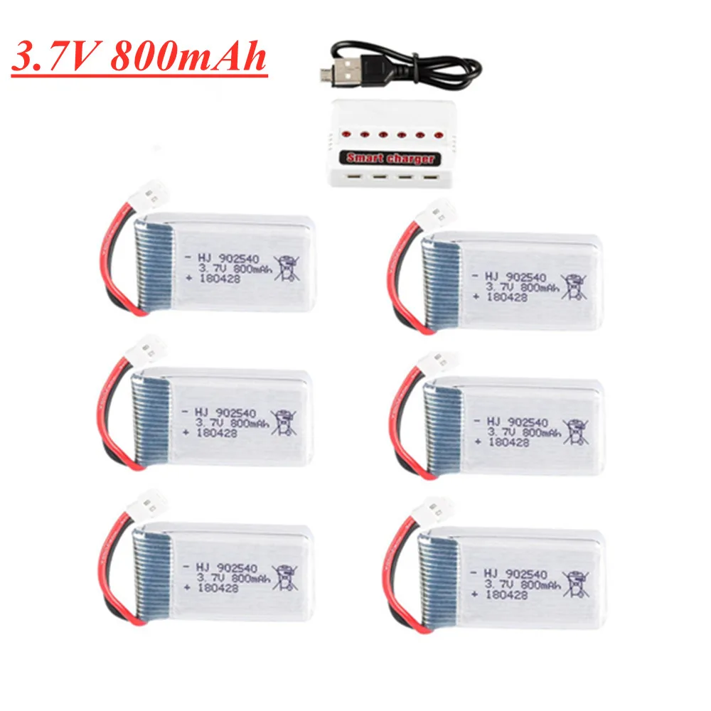3 7 V 800mAh Lipo батарея для Syma X5 X5C X5SC X5SW TK M68 MJX X705C SG600 RC Quadcopter Drone запасные части 902540 v