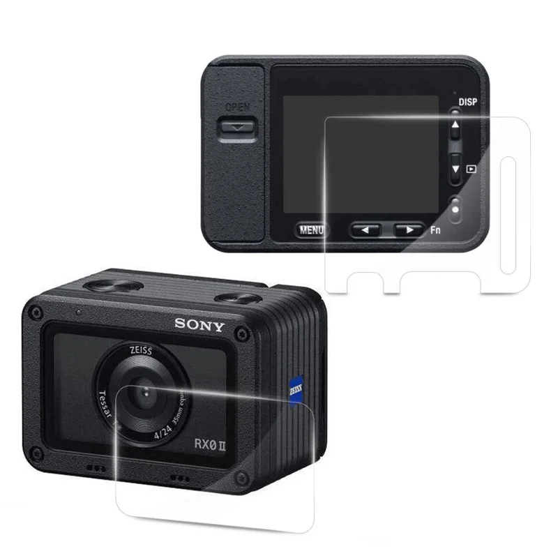 Tempered Glass Protector Cover For Sony DSC-RX0/RX02 RX0M2 RX0 Mark ii Camera Lens LCD Screen Protective Film Guard Protection |