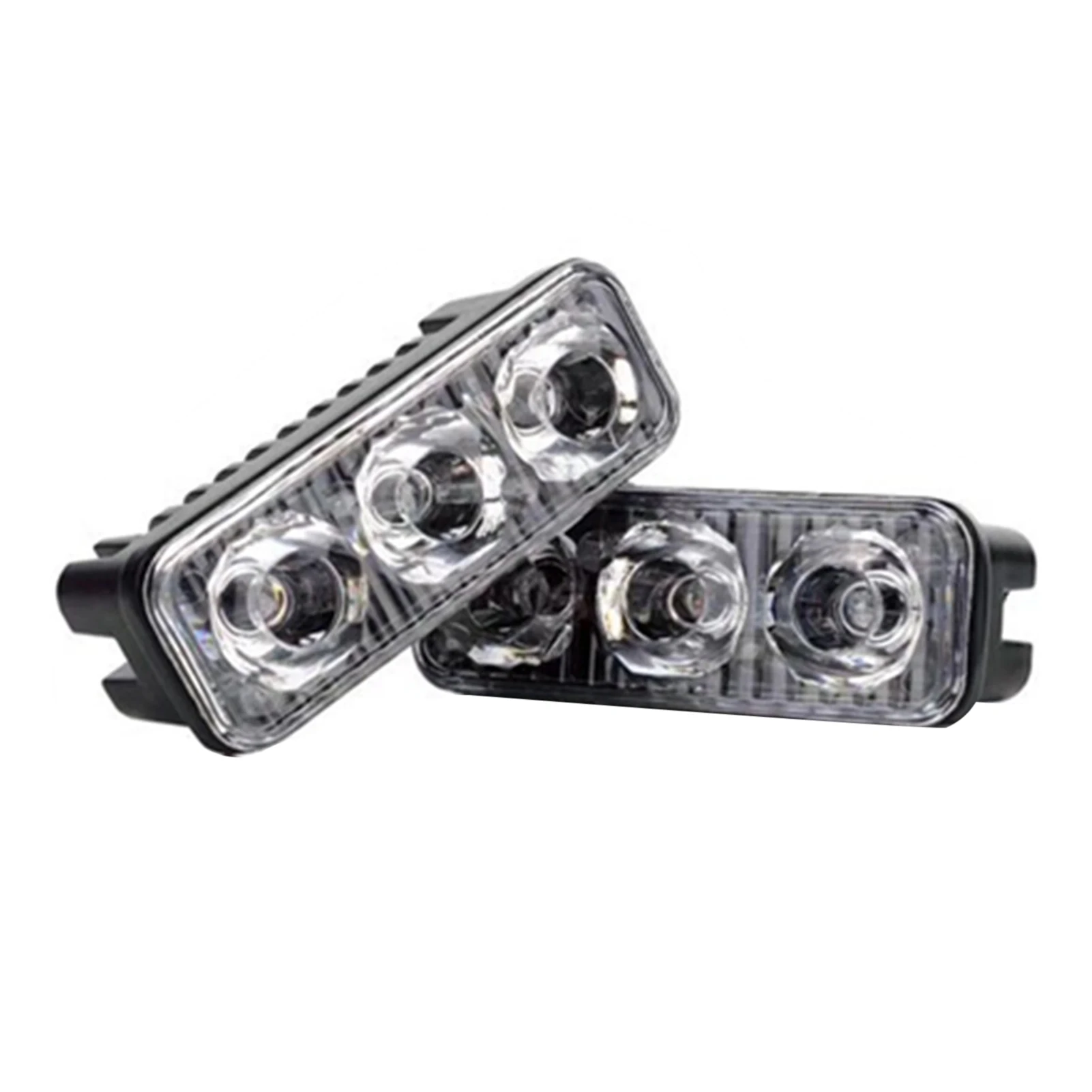 Car Modification General Daytime Running Light 3-LED Bulb Warning Strobe Lights Aluminum Type Signal Flash For Cars | Автомобили и