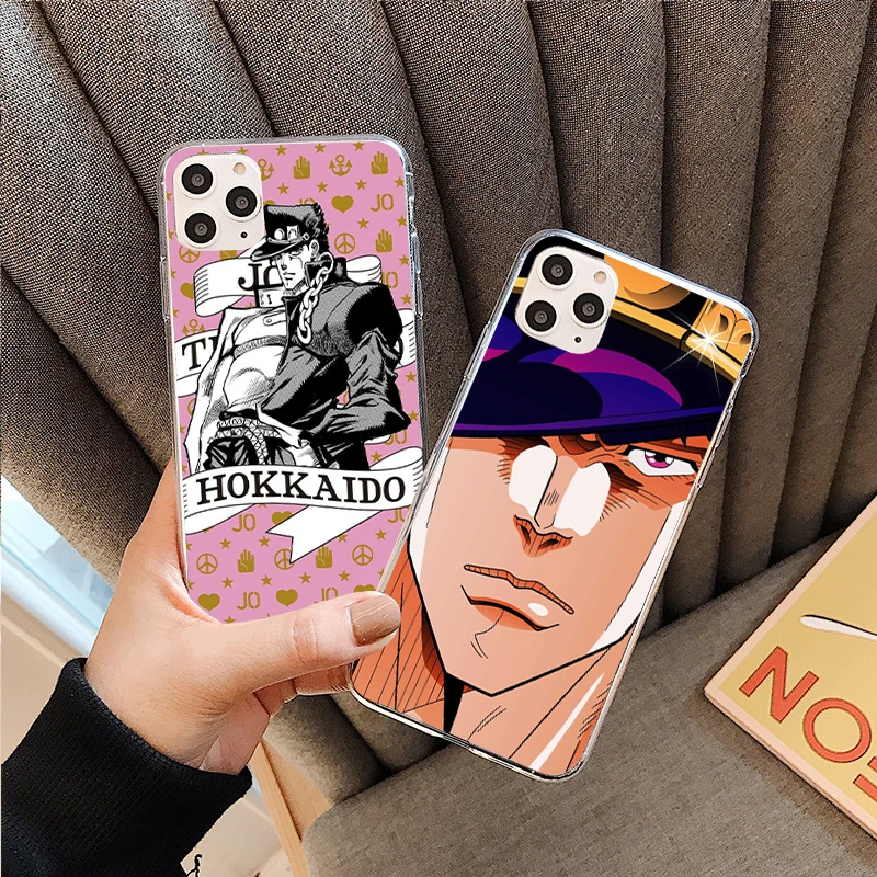 

JOJO’S BIZARRE ADVENTURE OVER HEAVEN JoJo Anime Phone Cover For iPhone 11 12 13Pro Max X XR XSMax6S 7 8Plus 13Mini Soft TPU Case