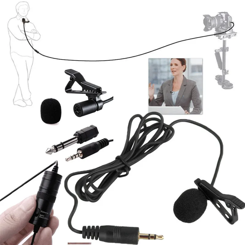BOYA BY-M1 3,5 мм-Профессиональный петличный микрофон Lavalier-смартфон и DSLR