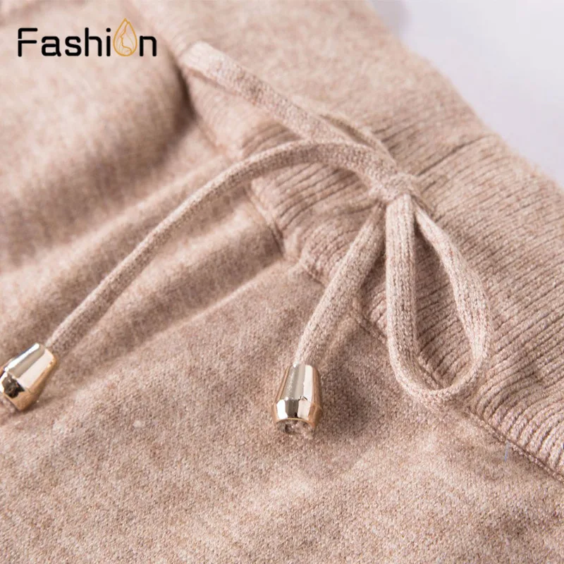 Женский свитер костюм и комплекты вязаный брюки 2 предмета спортивные костюмы