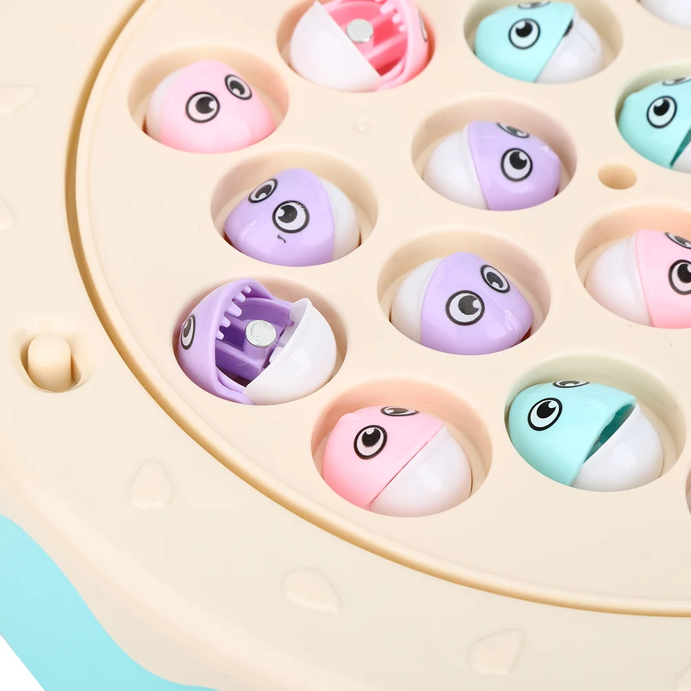 Рыболовная игра набор игрушек с музыкой вращающаяся доска детская забавная