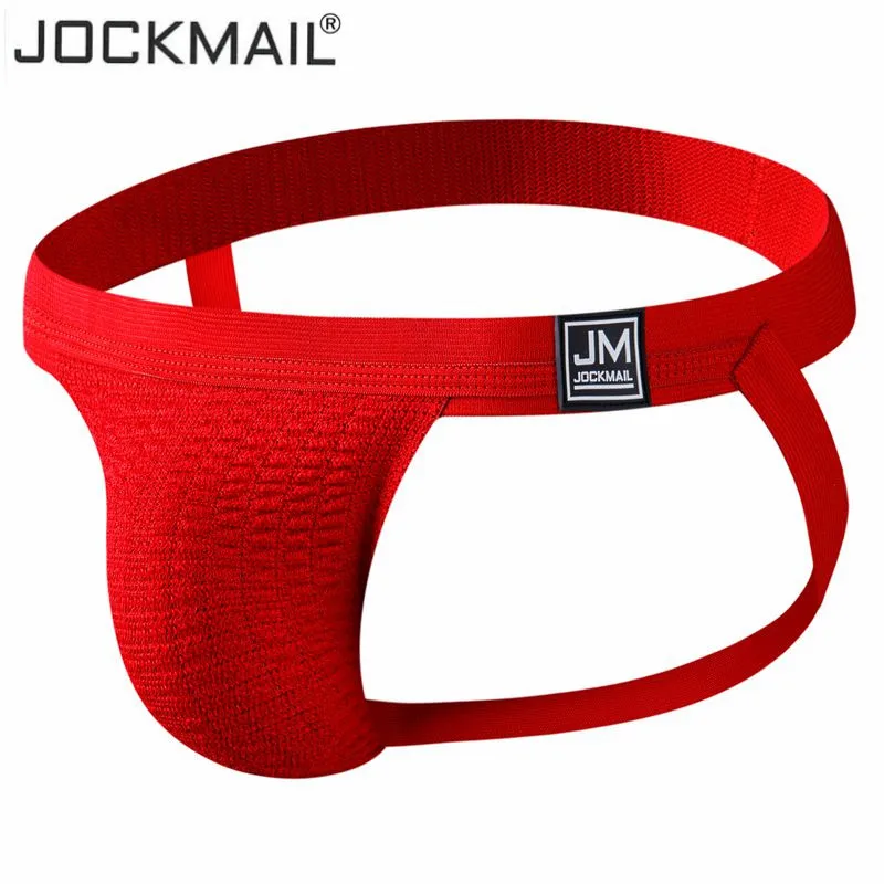 JOCKMAIL Мужское нижнее белье бандаж спортивные фиксаторы низкая посадка стрейч