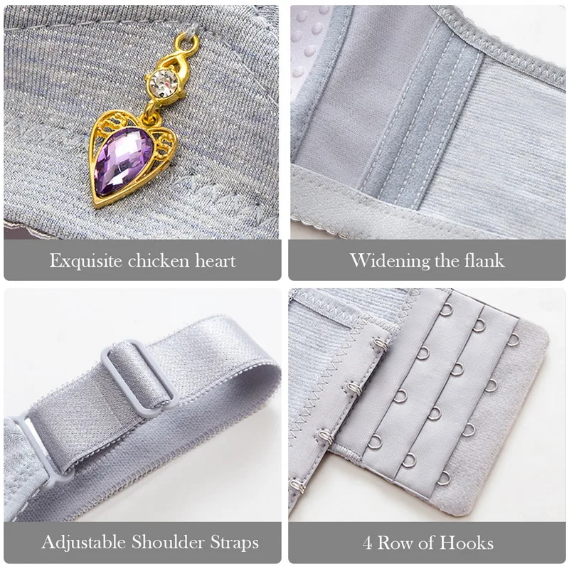 Пикантные размера плюс бюстгальтер с большой чашкой для грудью женщин пуш ап