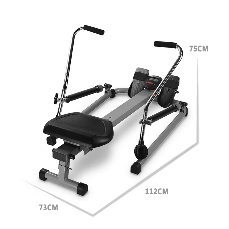 

Multi-Function Rowing Machine Fitness Equipment Double Resistance Adjustment Home Silent Hydraulic Rowing Exercise Aerobic