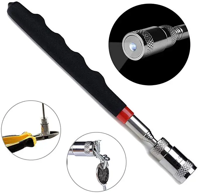 Раздвижной металлический инструмент для захвата деталей телескопическая