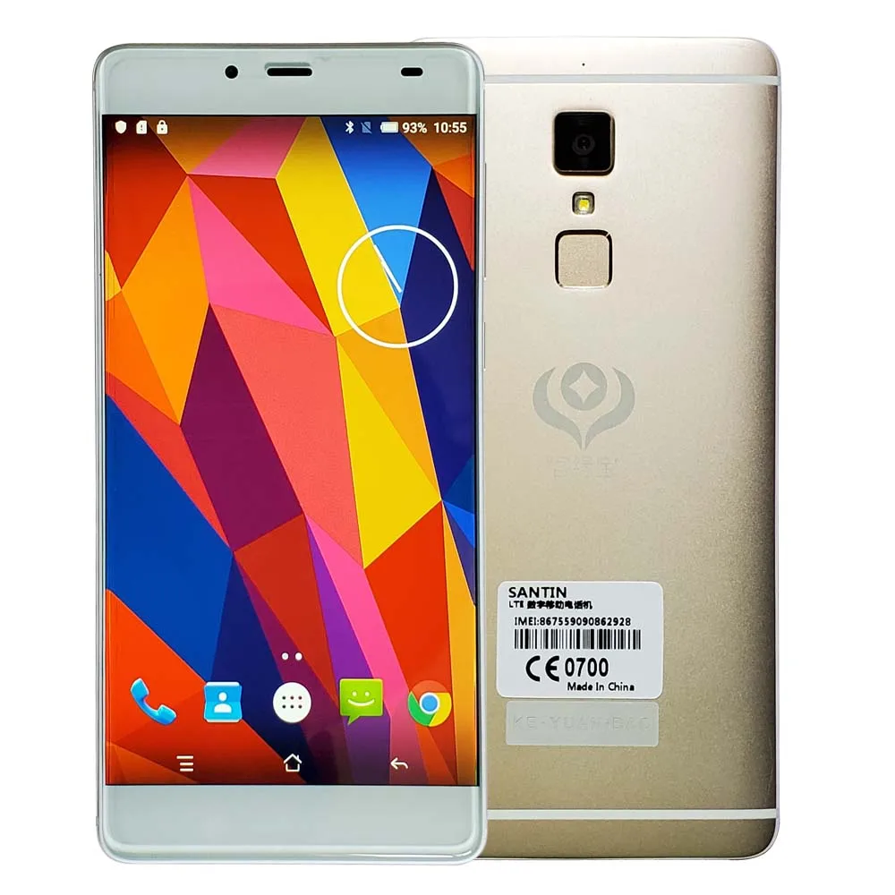 Смартфон SANTIN KE1 5 25 дюйма Full HD 4G LTE 4 ядра MTK6735 Android 1 2 + 16 Гб Смартфоны  | Отзывы и видеообзор
