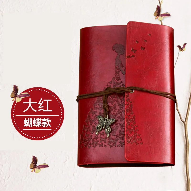 

Коликий винтажный блокнот А6 из ПУ кожи