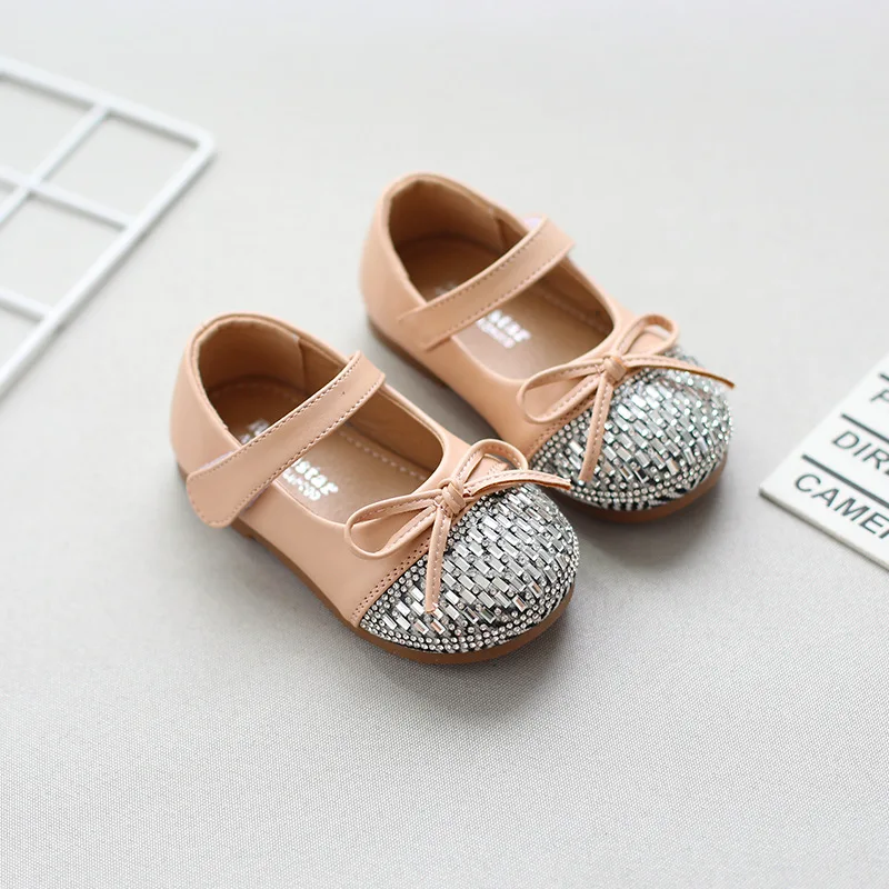 

Toddler Shoes New First Walkers Lovely Baby Leather Walking Shoes Sweet Kids Girls Infant Princess Shoe SHG044