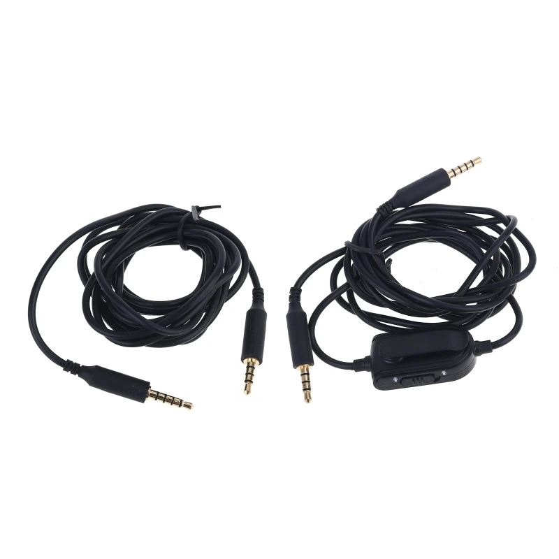 

Replacement -Audio Cable For logitech -Astro A10 A40 Headphones Fits Many Headphones Microphone Volume Control