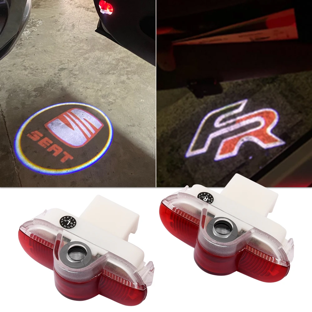 2 X светодиодный двери автомобиля с помощью лазерного украшения Logo проектор Ghost