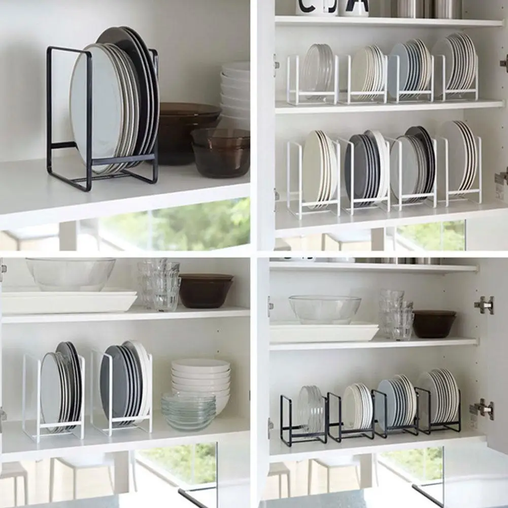 

Pot Rack Cover Kitchen Plate Rack Free Punching Dish Rack Dish Kitchen Drying Rack Drainer Lid Pot Organizer Plate Organize I9E0