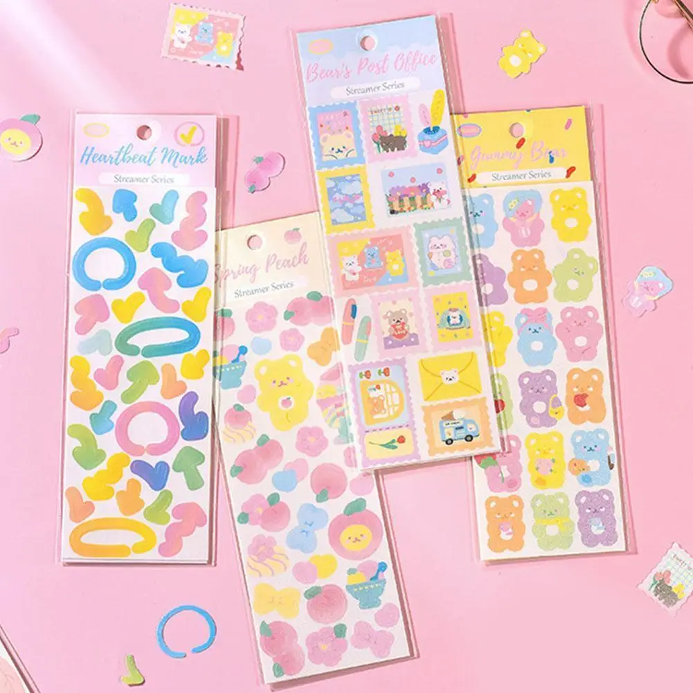 

Серия наклеек Streamer, ручная учетная запись, ретро наклейка-бабочка, лента, ручная лента, наклейка, материал Y1L7