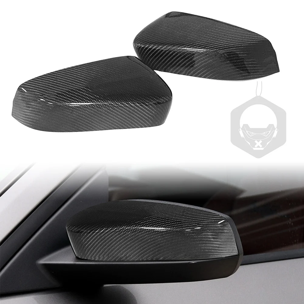 Накладки на автомобильные зеркала заднего вида из углеродного волокна для Ford