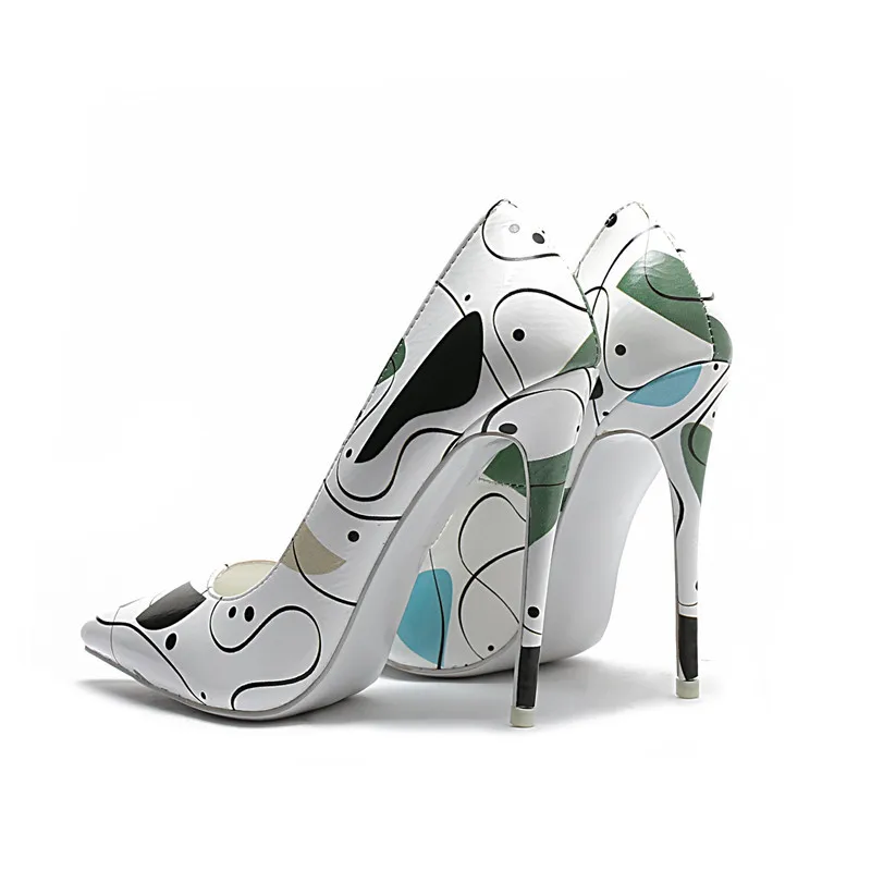 YECHNE vrouwen Hoge Hakken Schoenen Sexy Vrouw Bridal размера плюс Wees Teen Witte Bruiloft Pompen Partij на шпильке 12 см |