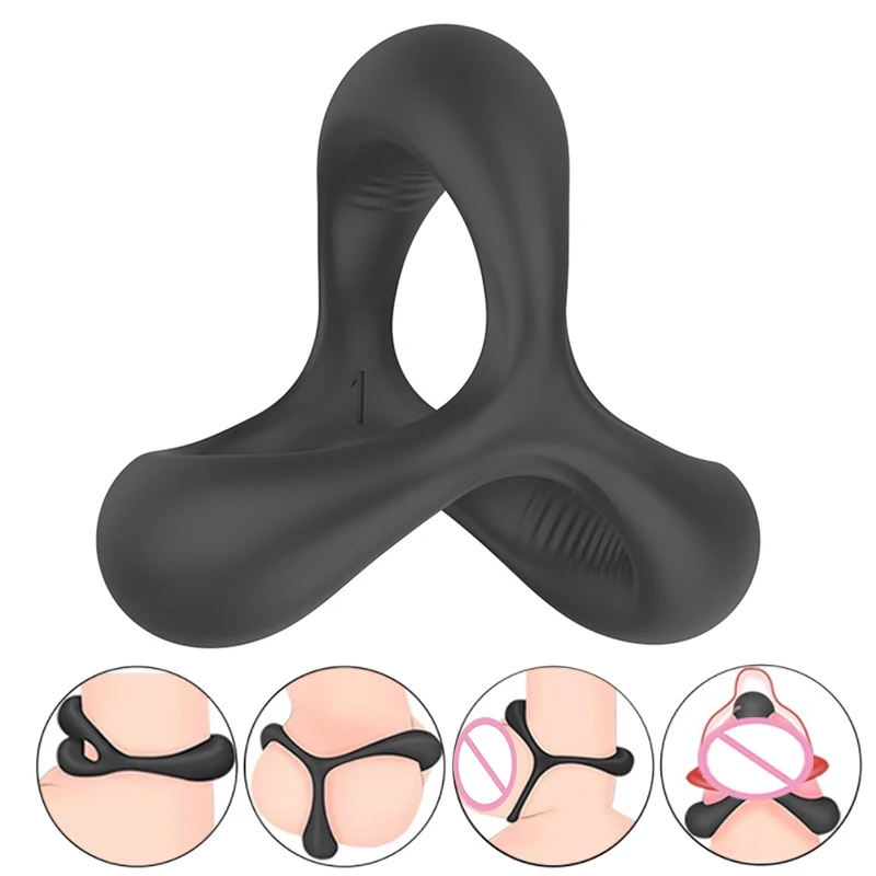 Кольцо на пенис для мужчин размер S/L задержки эякуляции эрекции секс-игрушки пар