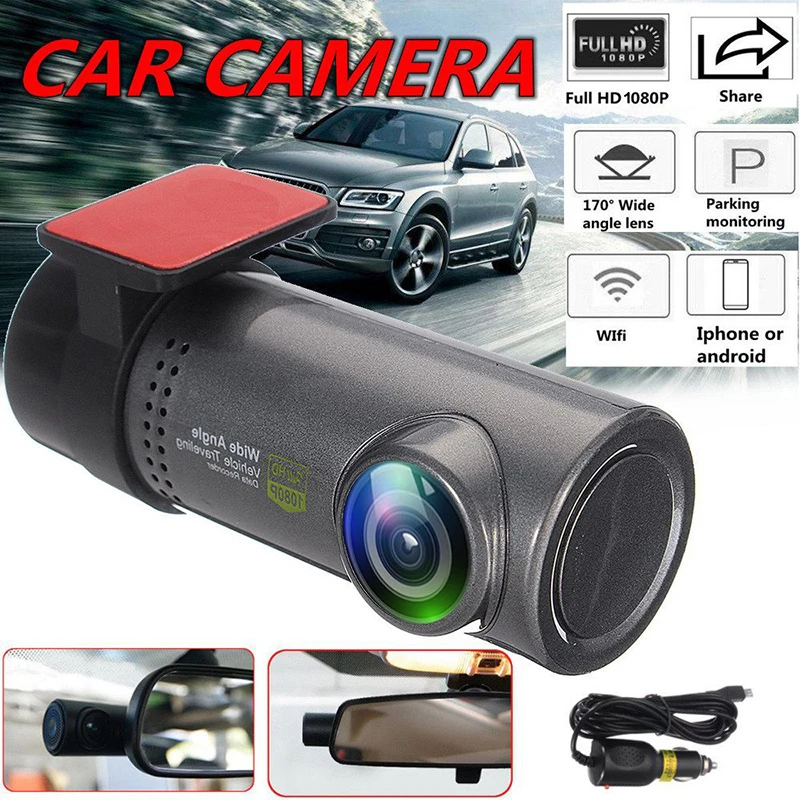 Мини wifi USB 720P Автомобильный видеорегистратор смарт-камера регистратор для